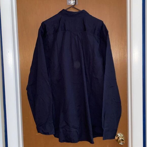 Mens Eddie Bauer button down relaxed fit shirt long sleeve XLT - Picture 11 of 14